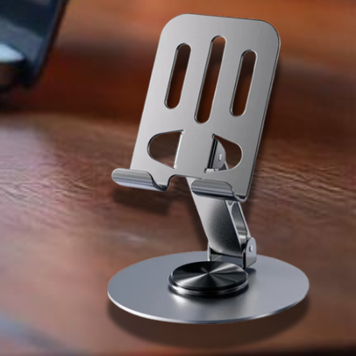 iStand - Suporte para iPad e iPhone em liga de metal giro 360°